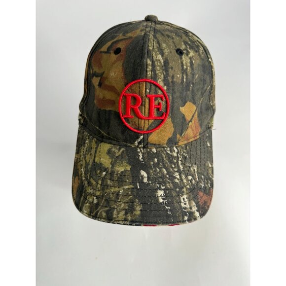 Realtree Camo RingS End Cap OSFM Embroidered Logo & American Flag - Picture 5 of 16